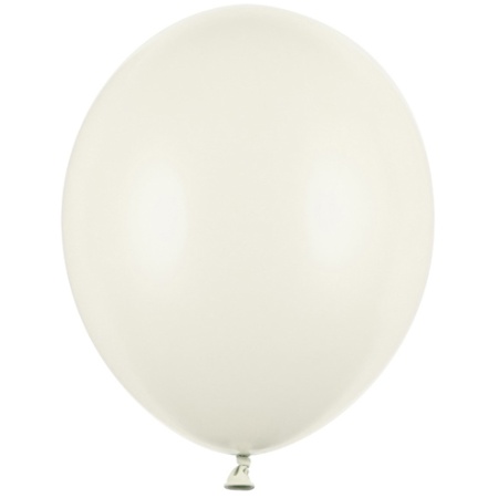 Balón pastelový krémový, 30cm, 1ks