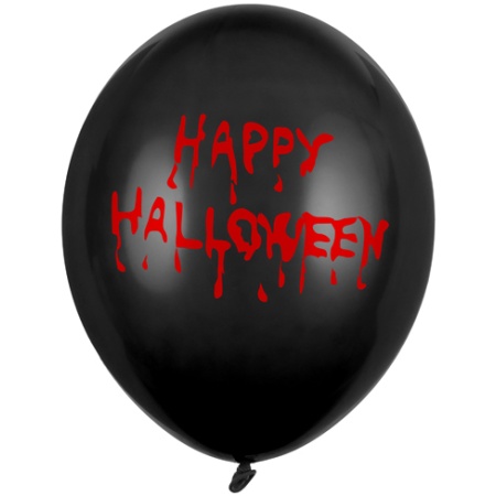 Balón s  nápisom Happy Halloween, 30cm, 1ks