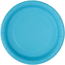 Papierové taniere modré, 23cm, 8ks
