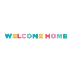 Girlanda nápís Welcome Home, 250cm