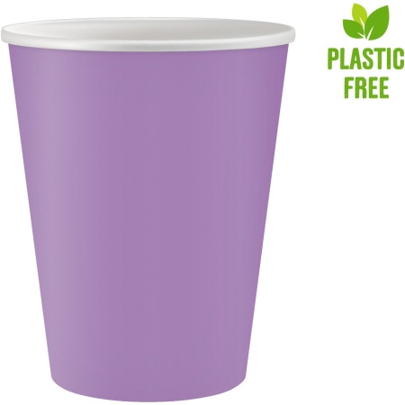 Papierové poháre fialové, 250ml, 6ks