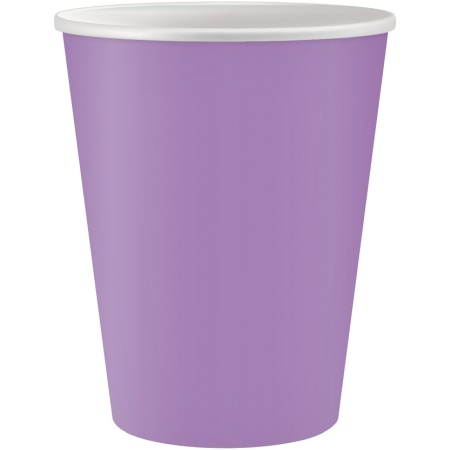 Papierové poháre fialové, 250ml, 6ks