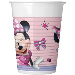 Plastové poháre Minnie Junior, 200ml, 8ks
