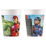 Papierové poháre Avengers, 200ml, 8ks