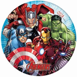 Papierové taniere Avengers EKO, 18cm, 8ks