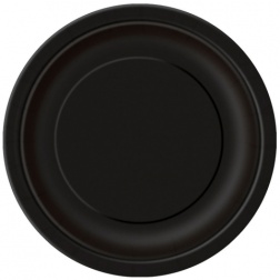 Papierové taniere čierne EKO, 23cm, 8ks