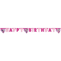 Girlanda nápis Happy Birthday Minnie Junior, 200cm