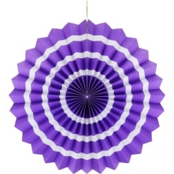 Papierová dekorácia Rozeta fialová, 40cm