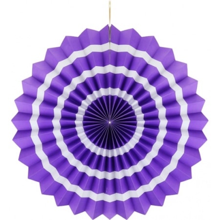 Papierová dekorácia Rozeta fialová, 40cm