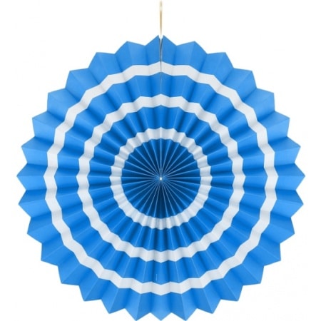 Papierová dekorácia Rozeta modrá, 40cm