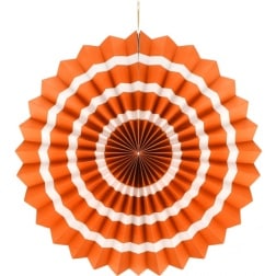 Papierová dekorácia Rozeta oranžová, 40cm