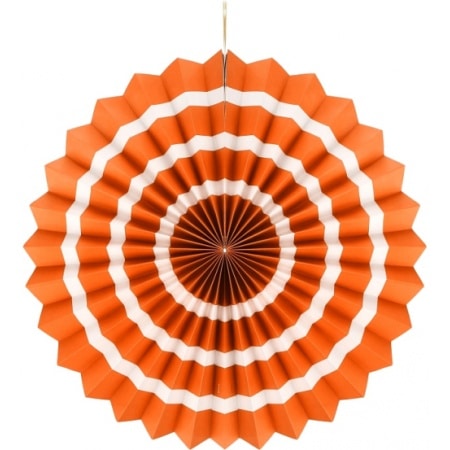 Papierová dekorácia Rozeta oranžová, 40cm