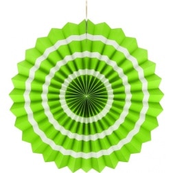 Papierová dekorácia Rozeta zelená, 40cm