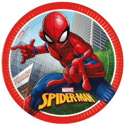 Papierové taniere Spiderman Crime Fighter, EKO, 23cm, 8ks