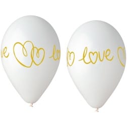 Balónový set Love, 33cm, 5ks