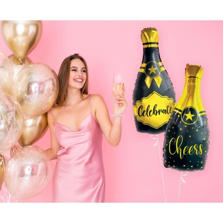 Fóliový balón šampanské Celebrate, 76cm
