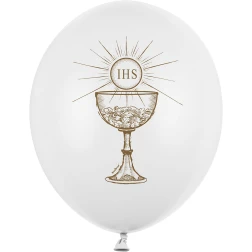 Balón s kalichom a nápisom IHS, 30cm, 1ks