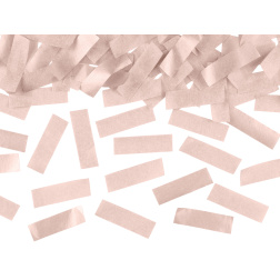 Vystreľovacie konfety ružovozlaté pásiky, 40cm