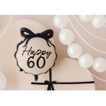 Fóliový balón s mašľou Happy 60, 45 cm
