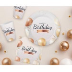 Papierové taniere Happy Birthday to you, 18cm, 6ks